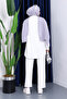 Ecru Sequined 3-Piece Combination Set - 4