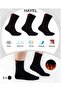Thermal Men's Socks Towel Cotton Winter Thick Premium Black Long Socks 3-Piece - 3