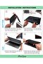 MacBook Air 13-inch Hard Case Shell Cover with Keyboard Skin - Black - 6