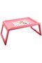Laptop Table Made of Plastic Suitable for Office, Bed, Breakfast Serving Tray, Foldable and Suitable for Readers