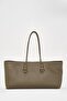 Women's Long Tote Bag Khaki - 3