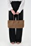 Women's Long Tote Bag Milk Coffee - 4
