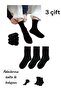 Thermal Men's Socks Towel Cotton Winter Thick Premium Black Long Socks 3-Piece - 4