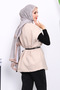 Mink Belted Orchid Vest - 4
