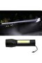 مصباح يدوي LED قابل لإعادة الشحن عبر USB بمدى إشعاع 300 متر - 4
