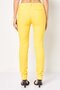 Women Regular Fit Solid Straight Leg Pants, Bright Lemon - 4