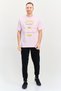 X Kidsuper Men Sportswear Fit Short Sleeve Outdoor T-Shirt, Pink - 4