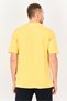 Men Sportswear Fit Short Sleeve Outdoor T Shirt, Yellow - 3