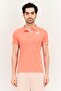 Men Sportswear Short Sleeve Training Polo Shirt, Coral