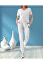 Women's Regular Fit Normal Elastic Waist Side Pocket Cotton Sweat Pants