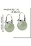 Dongguan Red Beaded Copper Earring Set, Fashionable and Simple, Suitable for Gifts - 4