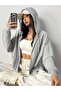Women's Zipper Hooded Sweatshirt - 4