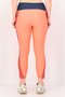 Women Sportswear Fit Training Leggings, Orange - 3