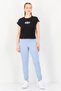 x X-girl Women Sportswear Cap Sleeves Outdoor T-Shirt, Black - 2