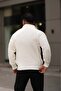 Zippered Mock Neck Comfortable Fit Knit Sweater - 4