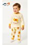 Ecru Honey Bear 1-3 Years Old Children's Pajama Set