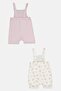 Toddlers Girl 2 Pieces Jumpsuit, Multicolor - 2