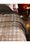 Faureux Single Jacquard Cotton Blanket - Beige - 4