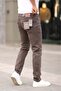 Lorda Gi̇yi̇m by Toni̇s Jns Men's Regular Pipe Leg Lik Stretch Fabric Dri̇gez Denim Fabric Washed Trousers - 3