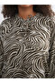 Özmarka New Season Tie Neck Patterned Blouse - 7