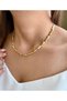 Steel Natural Stone Necklace
