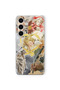 Samsung Galaxy S26 Fe Compatible Transparent Phone Case with Angels and Sculpture Collage Pattern
