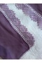 Real Handcrafted Needlework, Prayer, Mevlit Mevlüt Shawl, Headscarf Plum Color, Handmade - 3