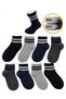 8 Pairs of Children's Towel Socks – Colorful Striped, Thick and Comfortable Everyday Socks Set