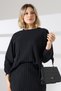 Women's Low-Sleeve Woven Blouse-Skirt Set/Wide Fit Suitable for Tesettüre - 7