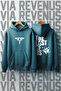 The Last of Us Front and Back Printed 3 Thread Ş Fleece-Lined K Hooded Sweatshirt