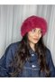 Plush Bucket Hat with Fur Trim - 8