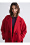 Red Double-Breasted Collar Women's Cashmere Coat