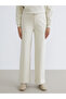 Two Mt Shop Quality Lcw Vision Beige Interlock Plain Standard & Regular Women's Sweatpants - 2