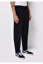Regular Fit Mid Waist Straight Leg Men's Navy Blue Trousers - 4