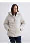 Two Mt Shop Quality Lcwaikiki Classic Beige Plain Standard & Regular Women's Inflatable Coat - 2