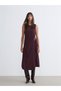 Quality Pieces from Çelebi Store Zero Roba Collar Crepe Waist-Sitting Dress - 2