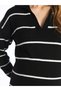 LCWAIKIKI Maternity Polo Collar Plain Long Sleeve Maternity Knitwear Dress - 4