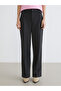 Anthracite Regular Fit Wide Leg Women's Trousers - 2