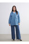 Vizyon New Season Hooded Oversize Women's Jean Jacket - 6