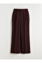 Lcw Modest Plum Standard Fit Women's Pleated Pants - 5
