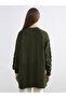Crew Neck Women's Knitwear Tunic - 4