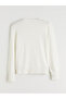 Crew Neck Women's Knitwear Sweater - 6