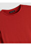 Two Mt Shop Quality Lcw Everyday Red Ribbed Plain Tight & Slim Long Sleeve Women's Bodysuit - 6