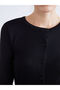 Crew Neck Women's Cardigan - 3