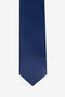 Men's Navy Blue Patterned Tie - 2
