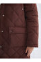Alita City Lcw Modest Brown Quilted Oversize Women's Puffer Coat - 3
