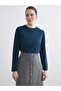 Vizyon New Season Crew Neck Patterned Women's Knitwear Sweater