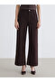 Wideleg Women's Jean Trousers - 2
