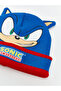 New Season Sonic Printed Boy's Scarf Beanie and Gloves - 4