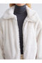Peak New Season Shirt Collar Women's Plush Coat - 3